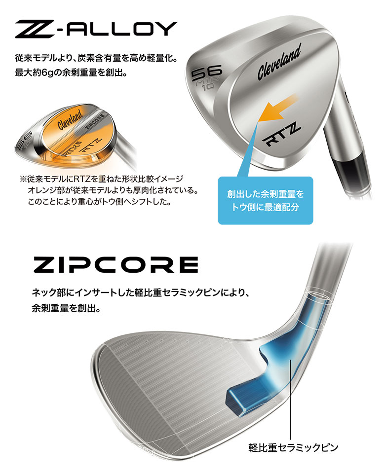クリーブランド RTZ ツアーサテン ウェッジの通販 テレ東アトミックゴルフ