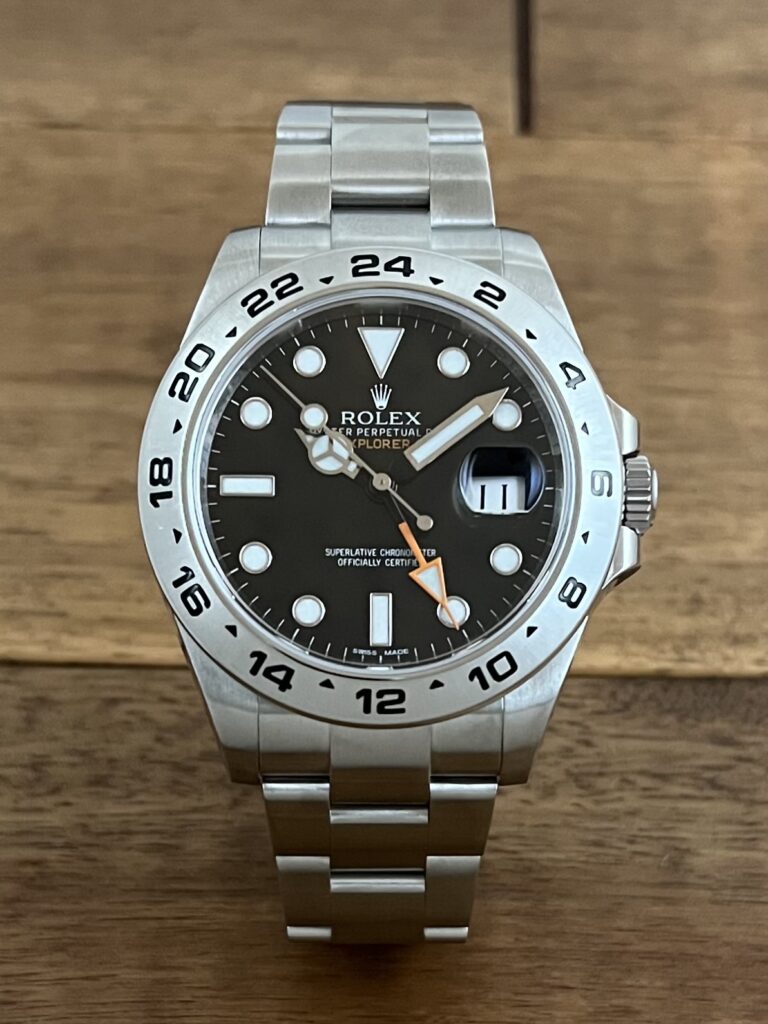 中古】ロレックス エクスプローラー 2 216570 ブラック(黒) ランダム