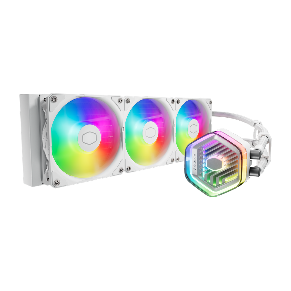 MasterLiquid 360 ATMOS White AIO Liquid Cooler | Cooler Master