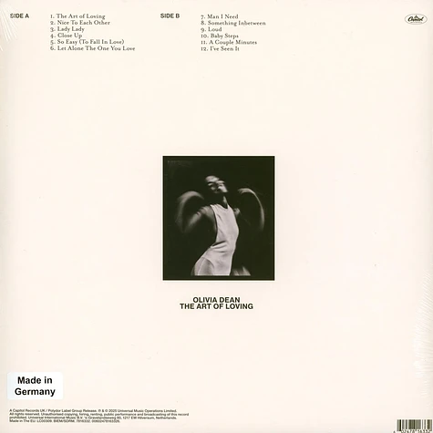Olivia Dean - The Art Of Loving Black Vinyl Edition - Vinyl LP
