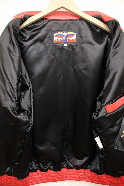 ジェフハミルトン シカゴブルズ 3連覇記念 オールレザージャケット