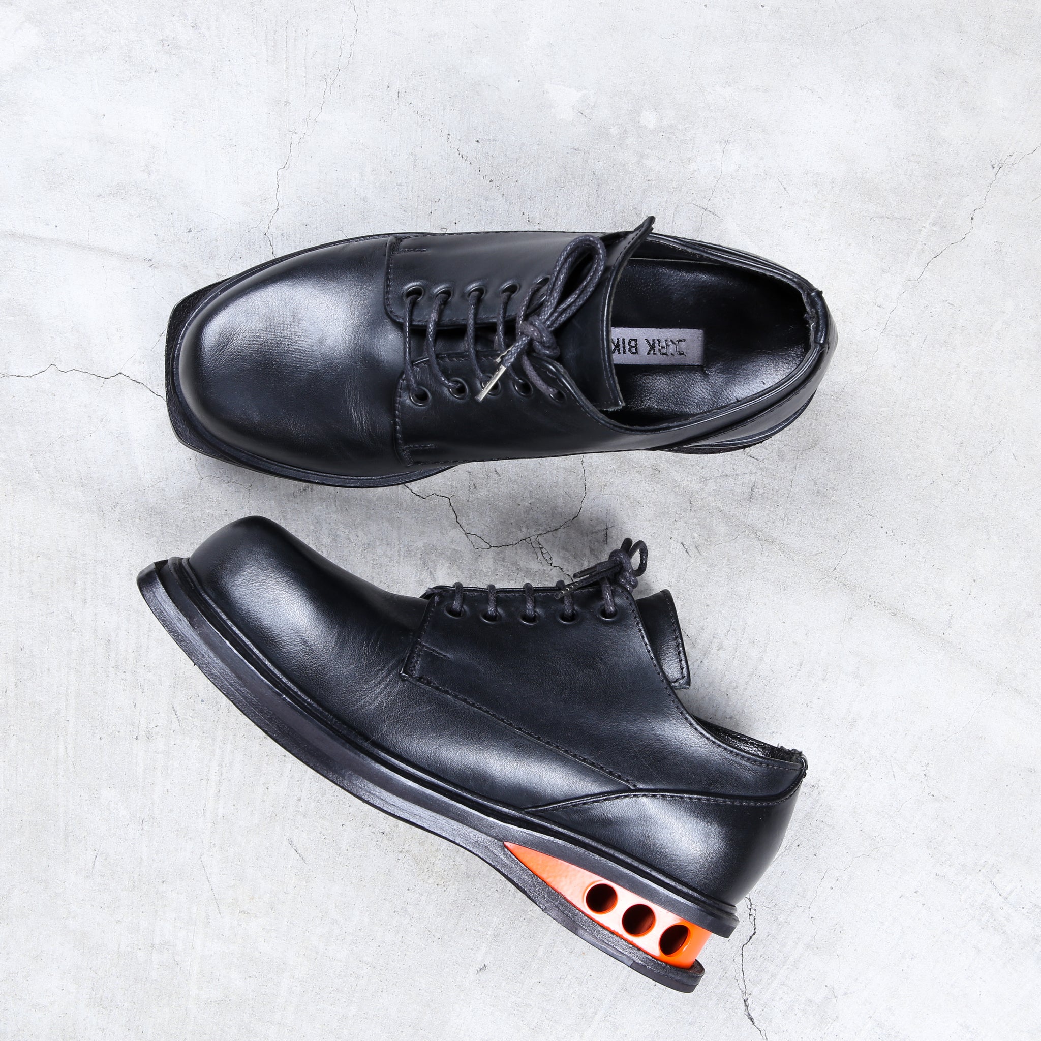 Dirk Bikkembergs Derby Boots “Easy Rider” Orange – akaibu.co