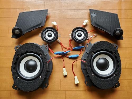 フォレスター(SK5/SK9/SKE)用音質向上スピーカー取付コンプリート