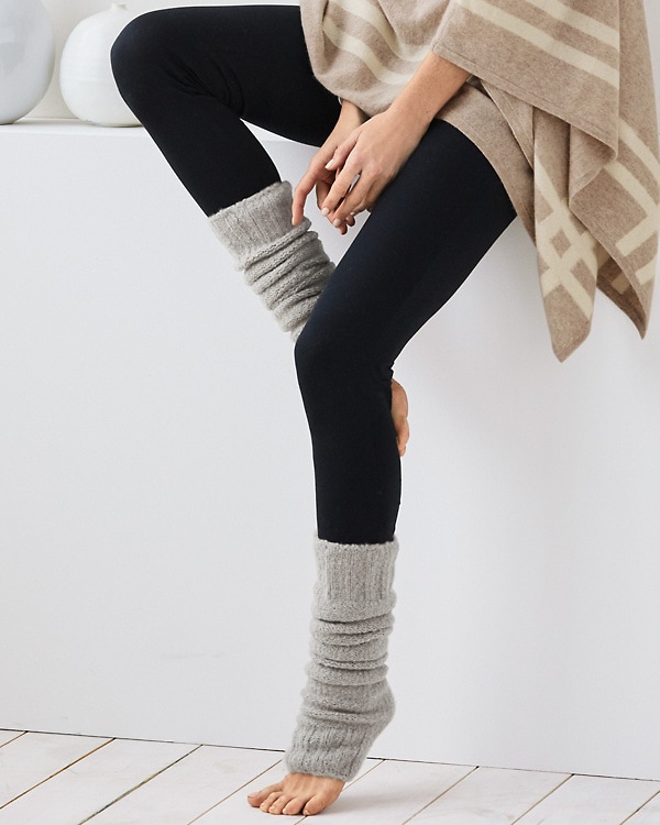 Chunky Cashmere Leg Warmers | Garnet Hill