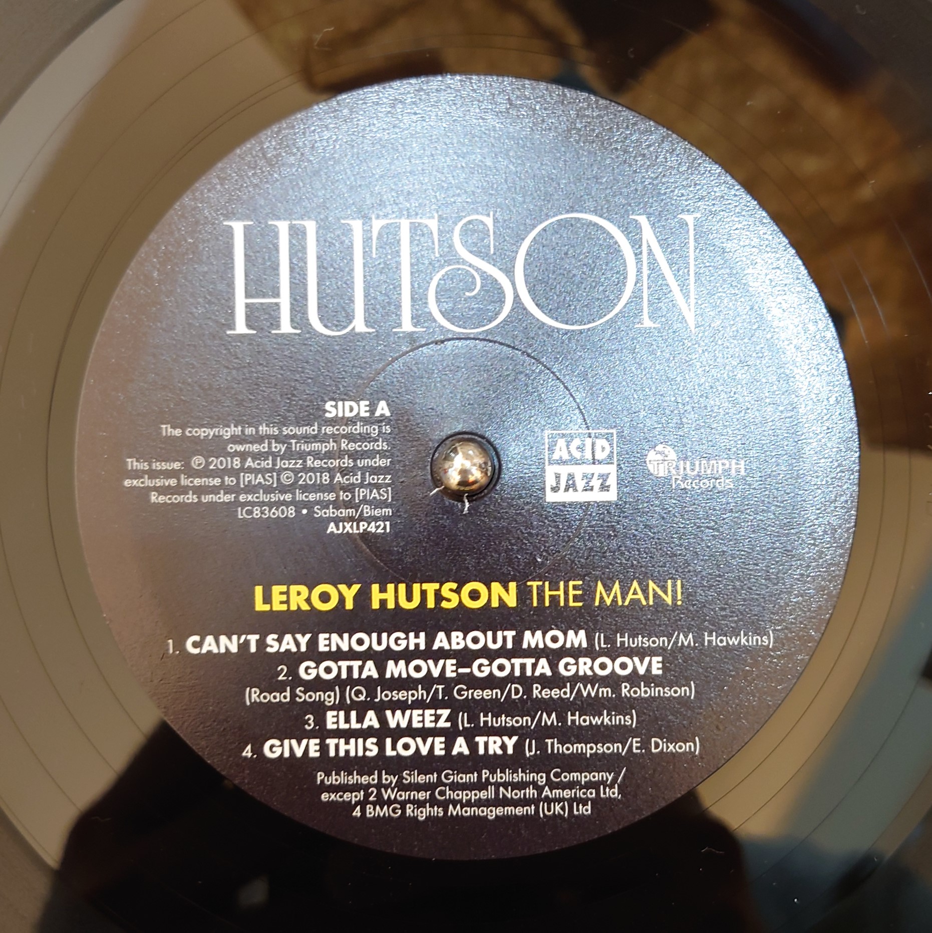Leroy Hutson – The Man! | 中古レコード通販・買取のアカル・レコーズ