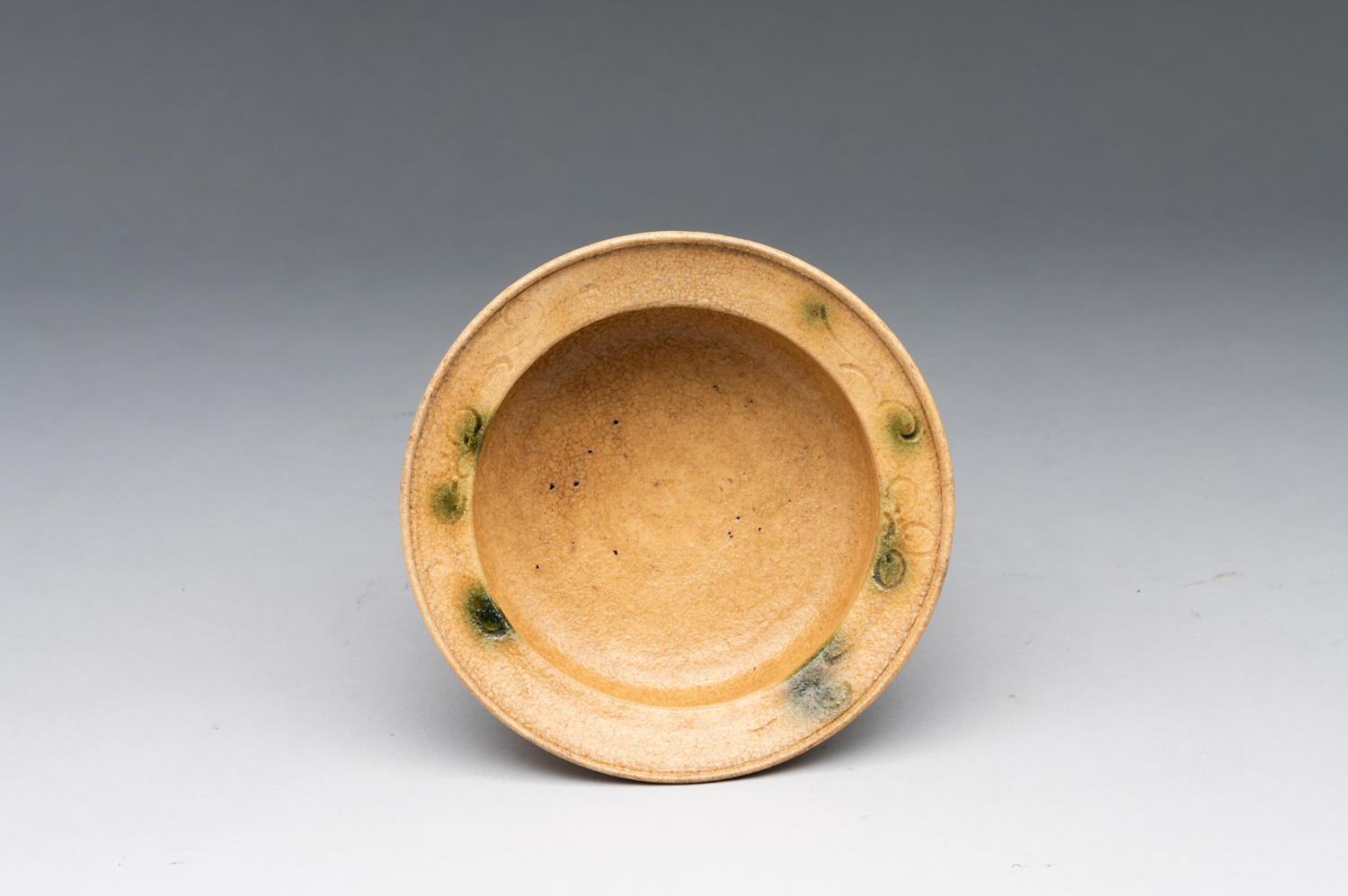 赤坂游ギャラリー｜黄瀬戸油揚手鉦鉢 Bowl, Kiseto Aburage-de