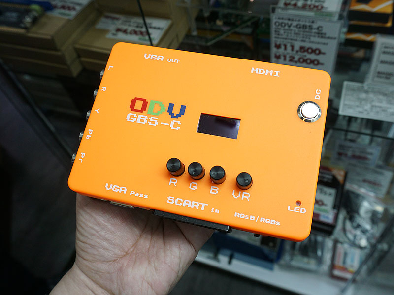 15kHz映像をHDMI出力できるアップスキャンコンバーター「ODV-GBS-C