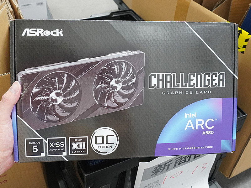 Intel Arc A580」搭載ビデオカードが初登場、価格は34,990円 - AKIBA