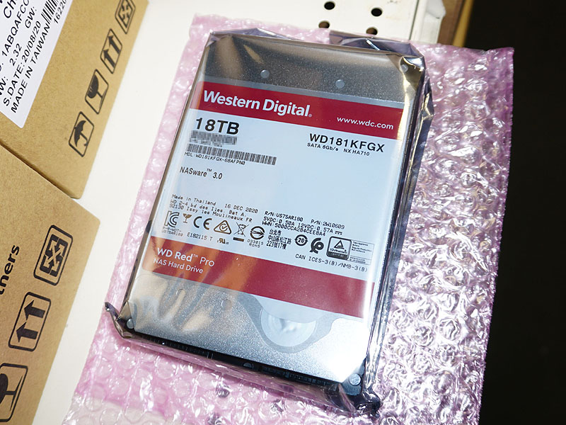 NAS向けHDD「WD Red Pro」の18TBと16TBが店頭入荷 - AKIBA PC Hotline!