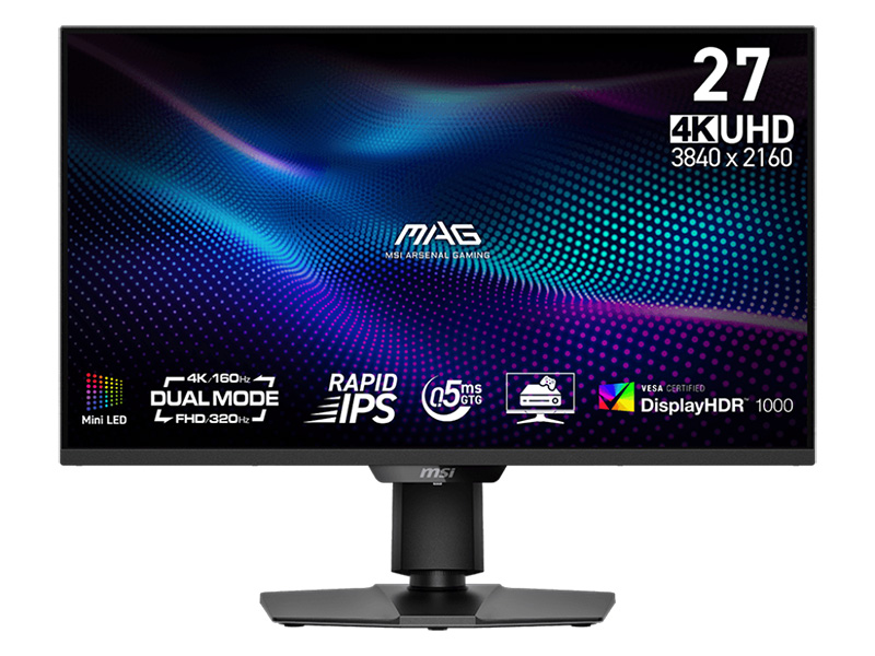 MSIの27インチ4Kゲーミングモニター「MAG 274UPDF E16M」が発売