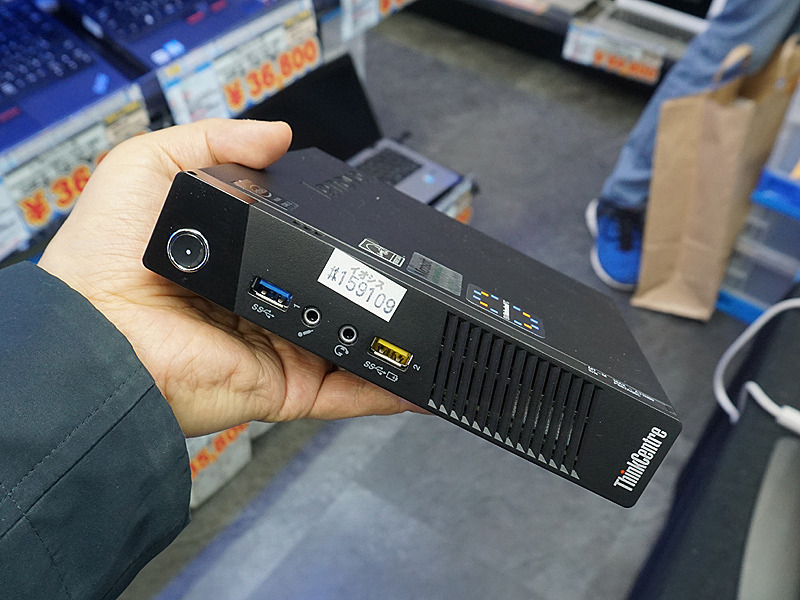 レノボのミニPC「ThinkCentre M73 Tiny」が税込19,800円、OSはWindows