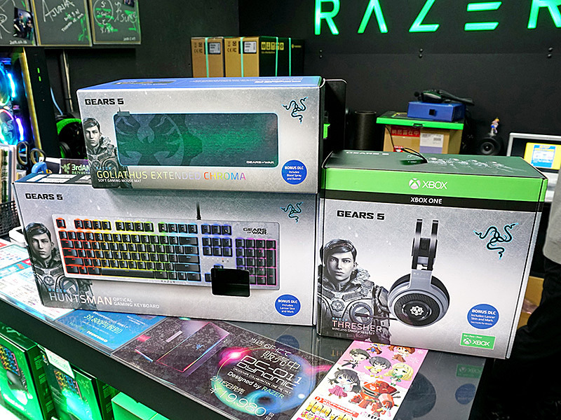 Razer × Gears 5コラボのゲームデバイスが3製品、キーボードやヘッド