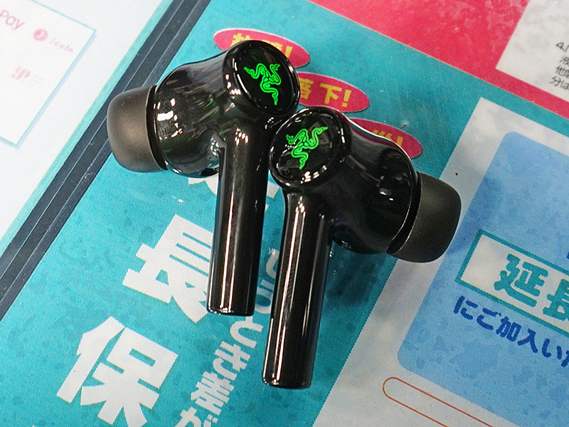 Razerのワイヤレスイヤホン「Hammerhead True Wireless」に第2世代