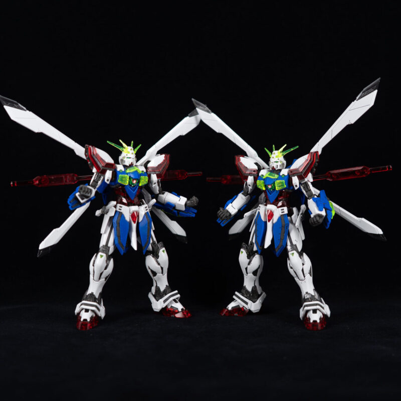製作代行】バンダイ RG 1/144 ゴッドガンダム ソリッドクリア 完成