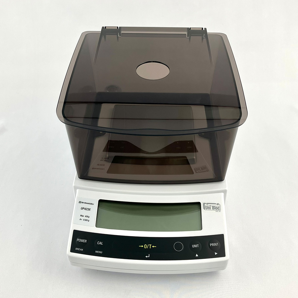 1-6735-12 上皿天びん UP-X・校正分銅内蔵タイプ 420g 最小表示：0.001