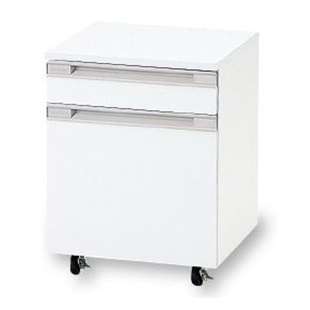 3-5838-14 移動式ユニット 引出し1段・開き戸1個 2L 【AXEL】 アズワン