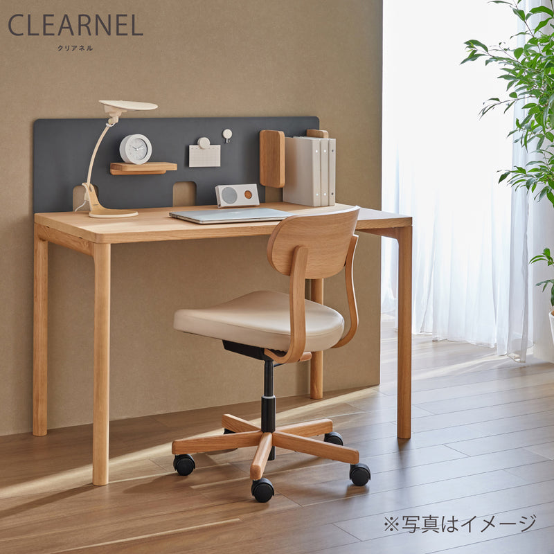 カリモク クリアネル おすすめ3点セット オーク材 学習机 デスク 巾