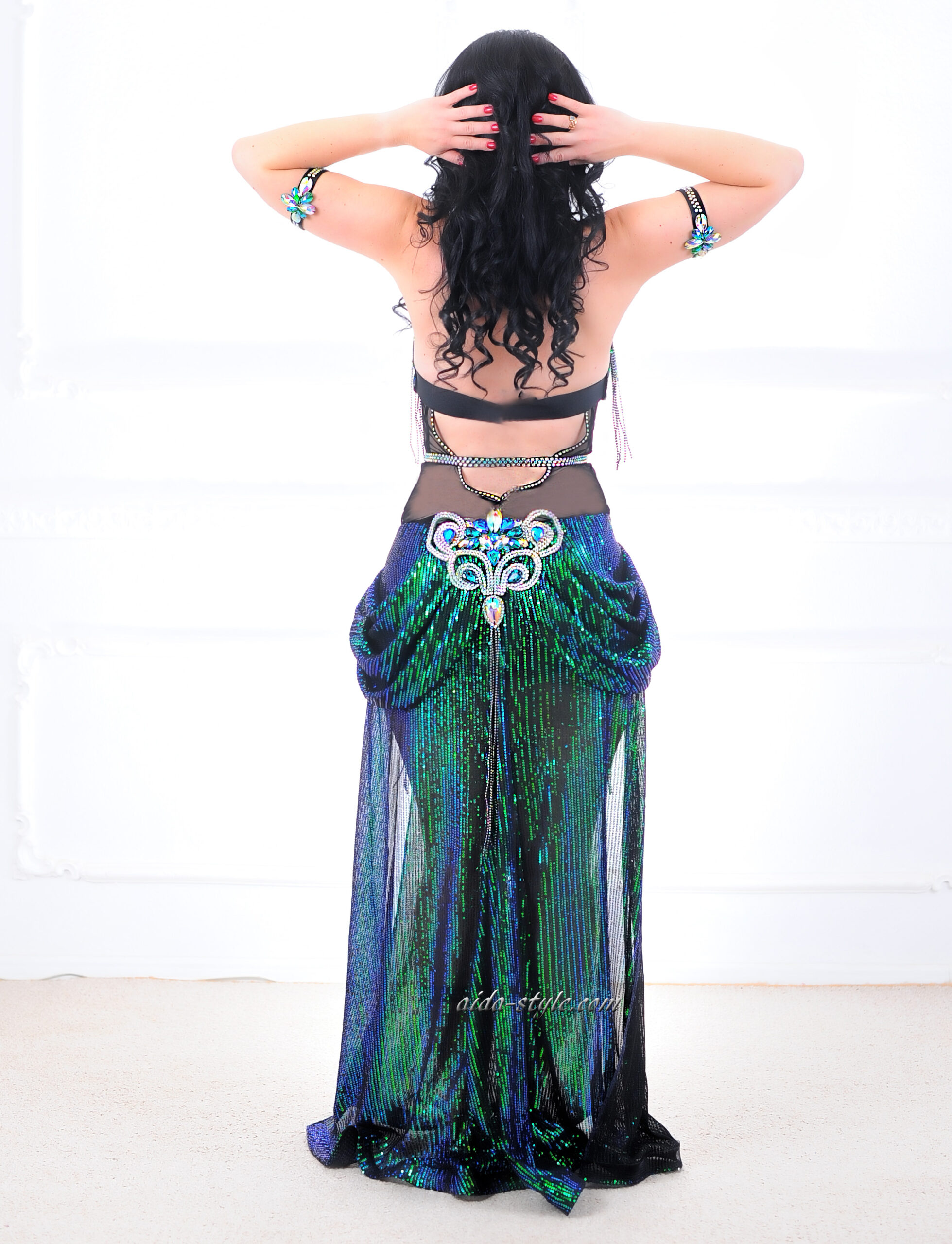 Plus Size Belly Dance Dress - Aida Style