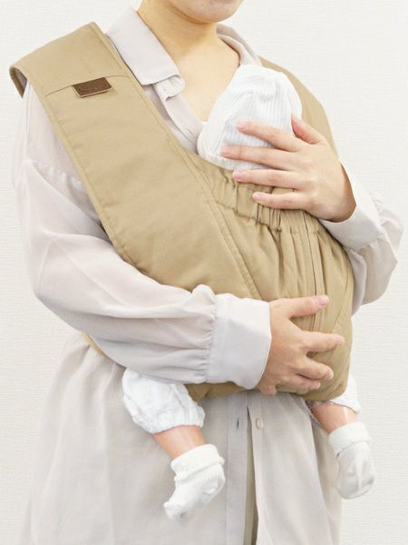 エアリコ抱っこ紐「プレミアム」ミルクティ | AIRRICOBABY