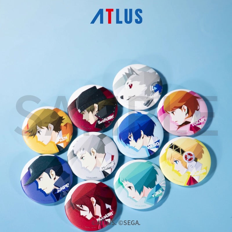SEGA Store 中国限定 P3R ペルソナ3 リロード エンボス缶バッジ