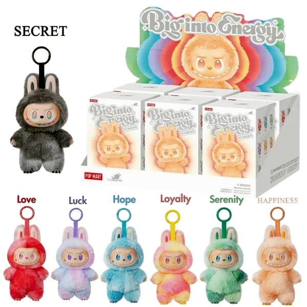 POP MART Labubu 3.0 Plush Doll Keychain - The Monsters Big into