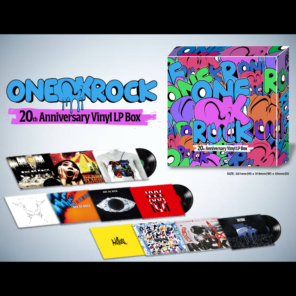 ONE OK ROCK 20th Anniversary Vinyl LP Box』初回生産分の増産が決定