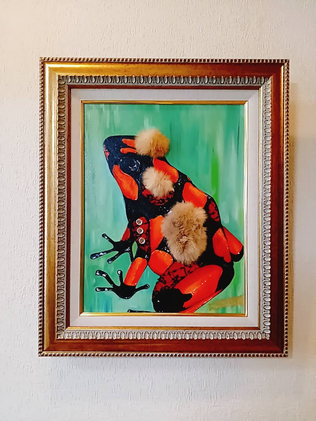 カエルの成長と勇気を描く｜街角ファッション⑤「新しい自分」アート