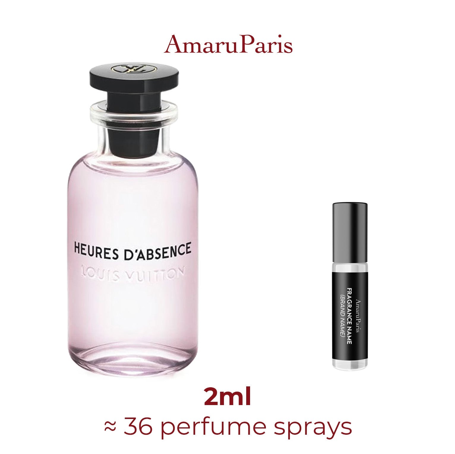 Louis Vuitton Heures d'Absence - Amaru Paris Miniature Perfume