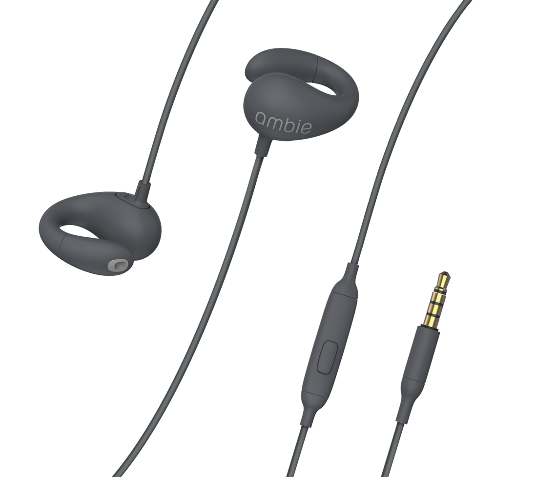 ambie sound earcuffs AM-02 Asphalt Black – ambie STORE