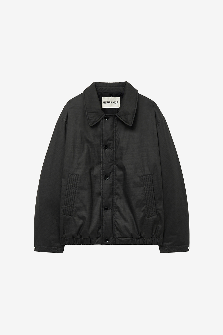 Influencer pick] [MEN] Waxed Shearling Collar Jacket BLACK