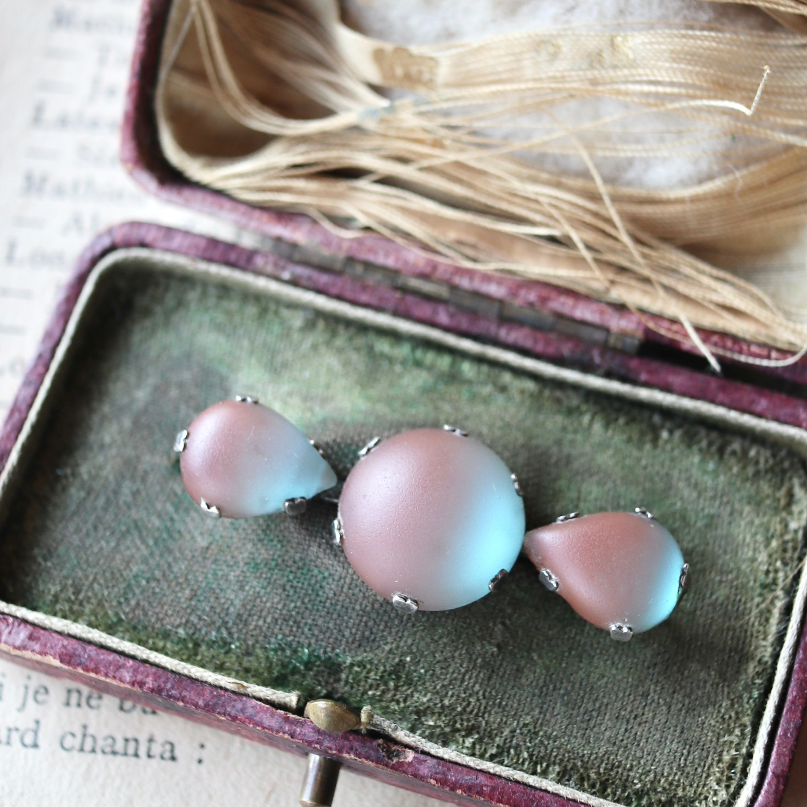 ブローチ｜サフィレット・マイクロモザイク・バタフライウィング等の