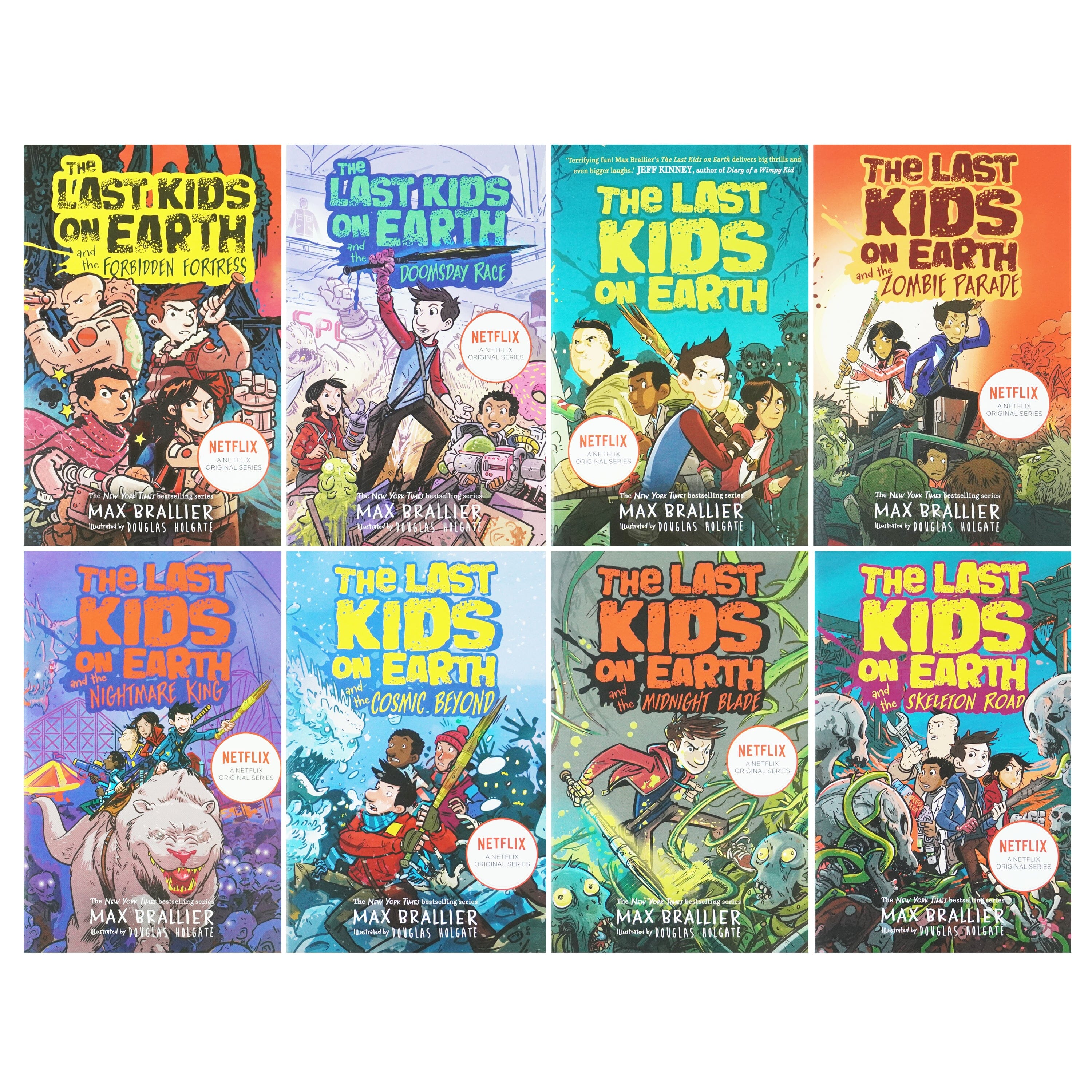 Last Kids on Earth Series by Max Brallier 8 Books Collection Set