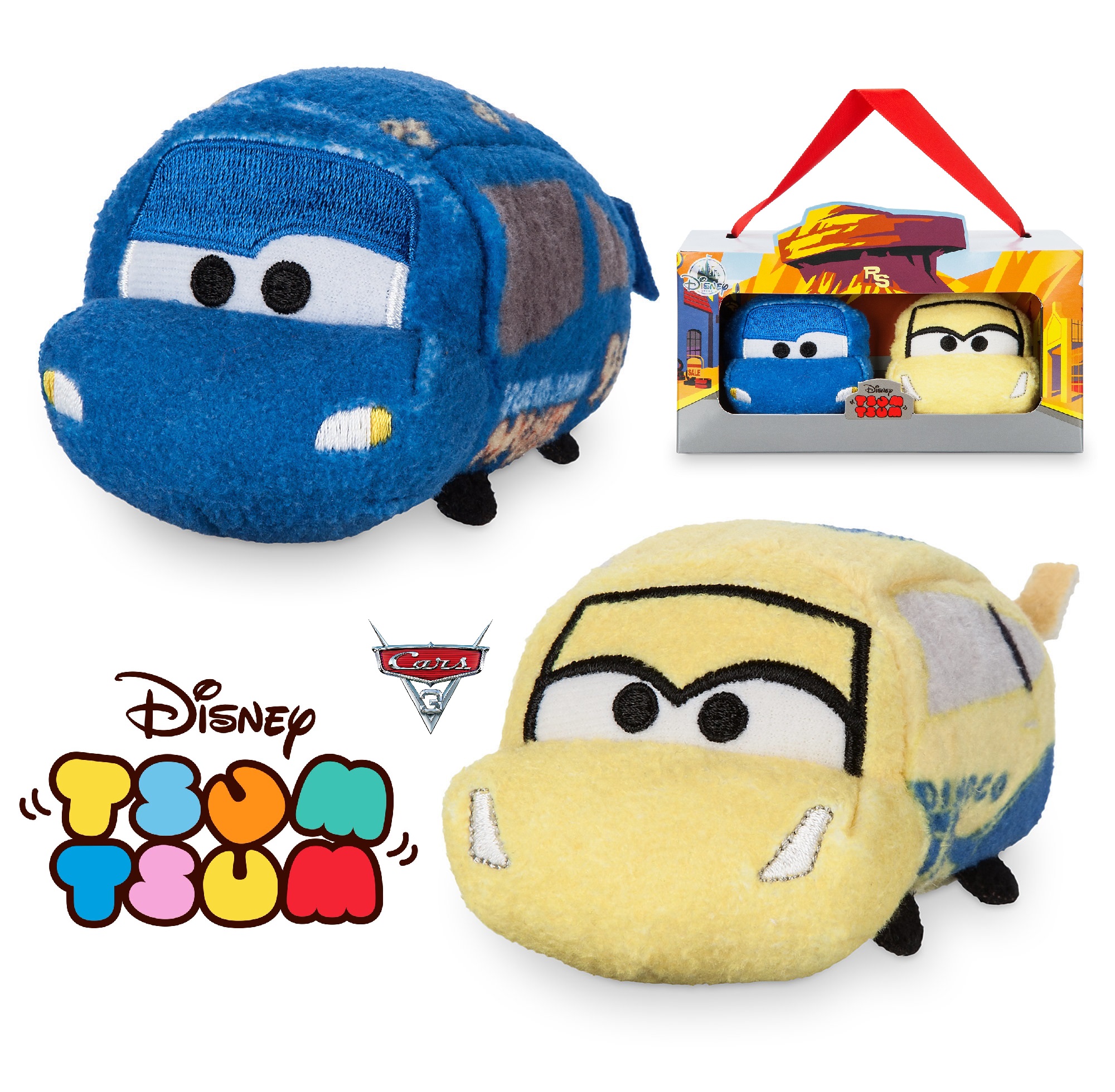 カーズクロスロード』おそらく日本未発売のツムツムぬいぐるみ(S)2台