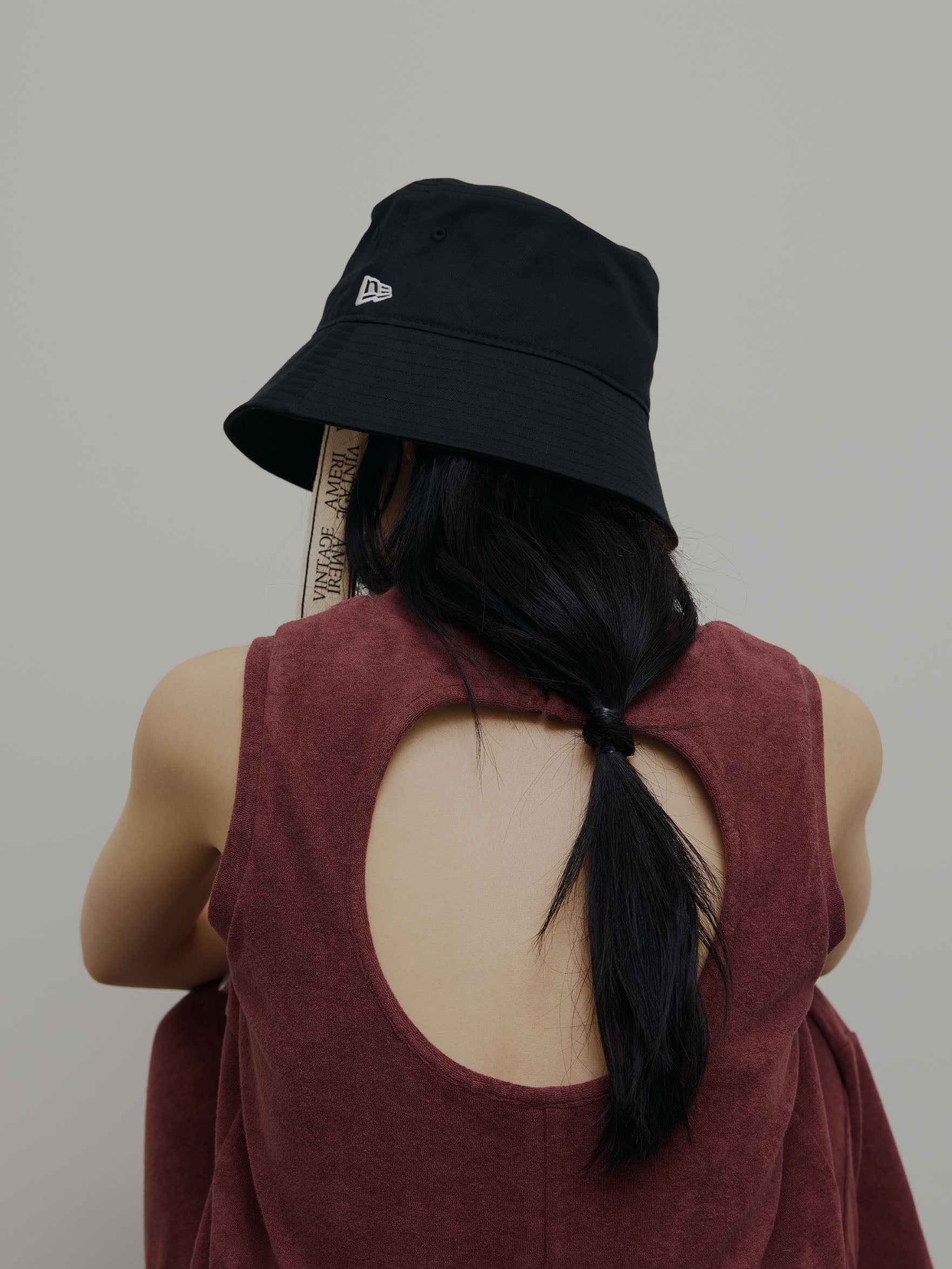 NEW ERA×Ameri LOGO TAPE BUCKET HAT