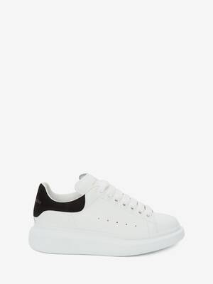 Women's Oversized Sneaker in White/Black | McQueen US