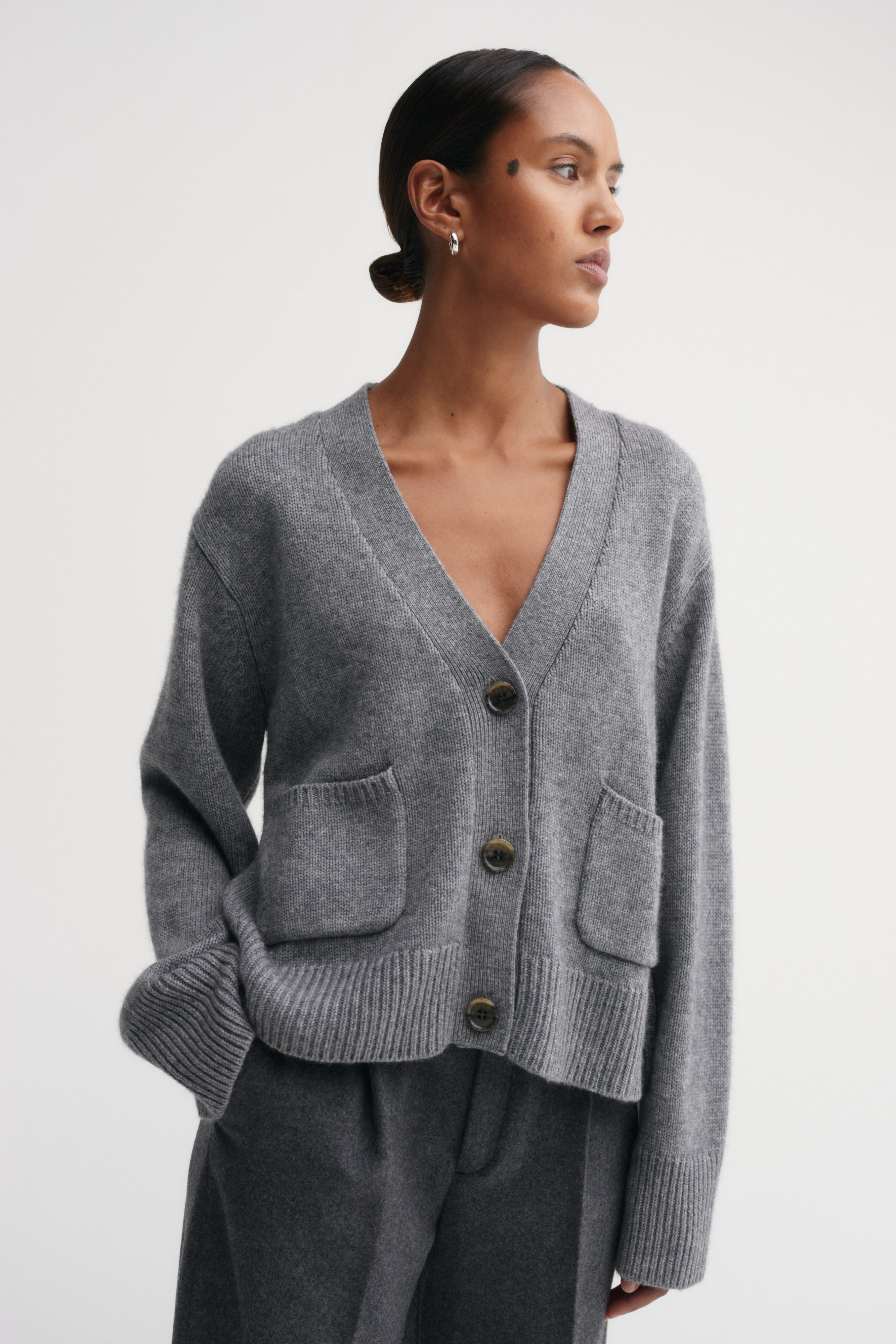 Beja Cardigan, grey – ALMADA LABEL