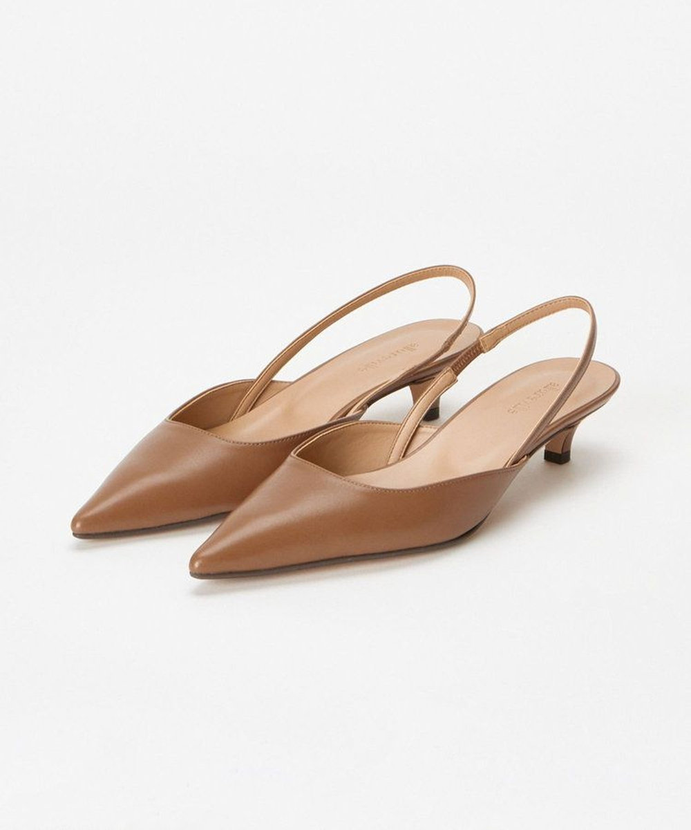 ◇ ポインテッドスリングバックストラップパンプス|allureville