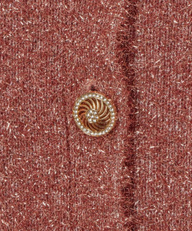 LOULOU WILLOUGHBY】フィルムラメミドルカーディガン|allureville