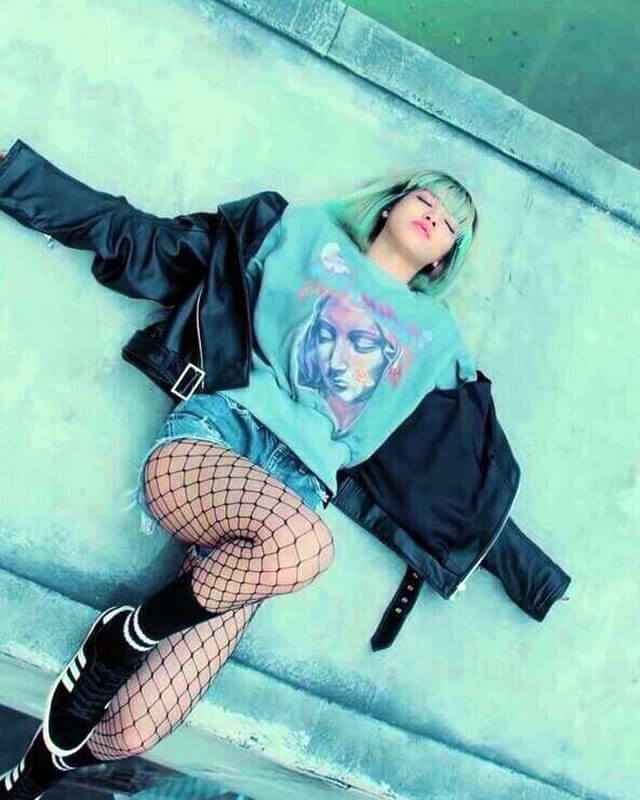 Blackpink Stay Lisa Biker Leather Jacket - Women Oversized Jackets