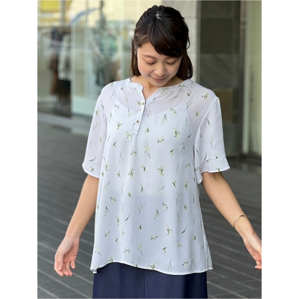 JUDY COLLECTION 花柄長袖ブラウス未使用 サイズ40 JUDY COLLECTION 花