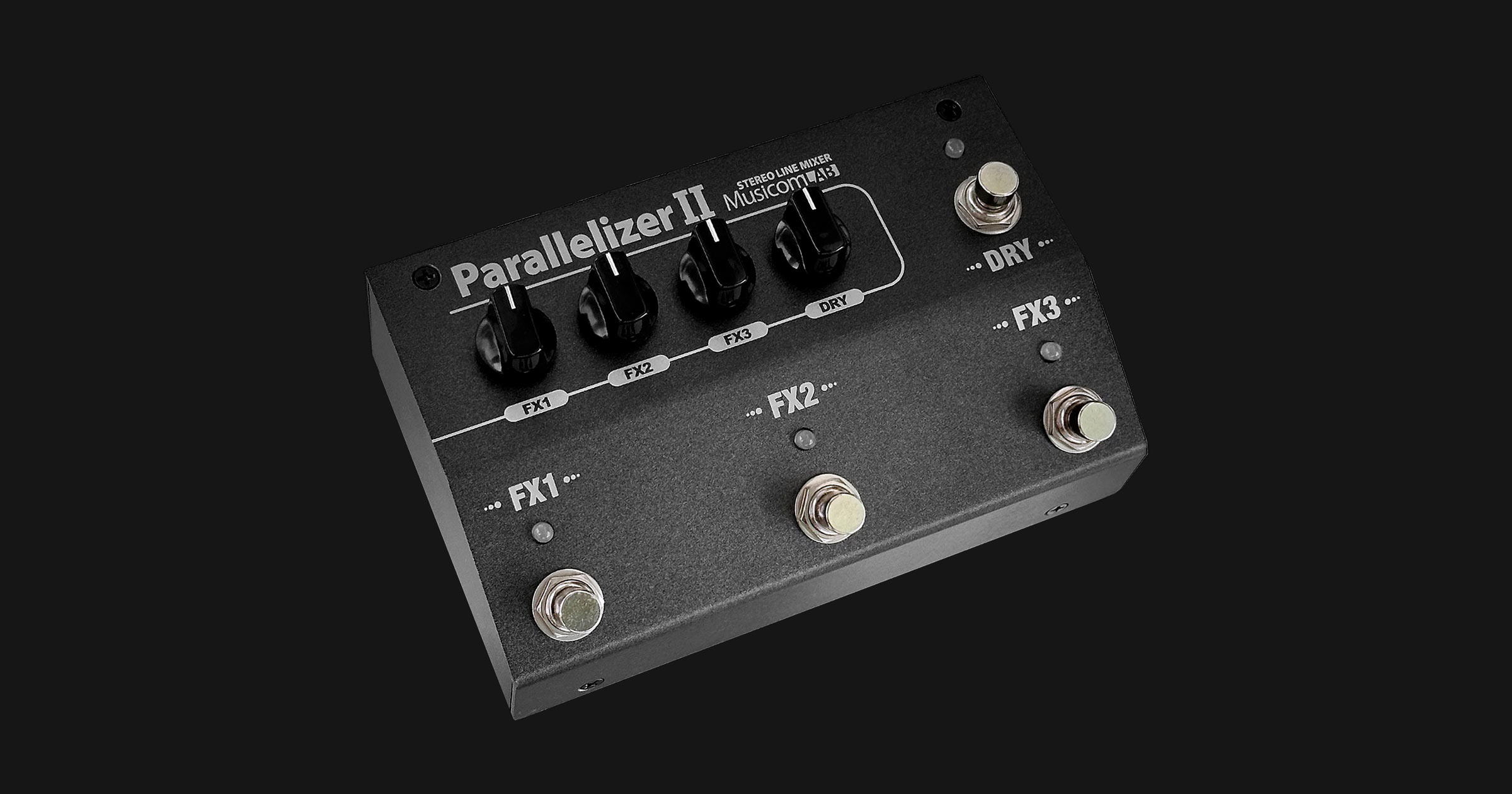 MusicomLAB | Parallelizer II | ステレオ・ライン・ミキサー | 製品情報