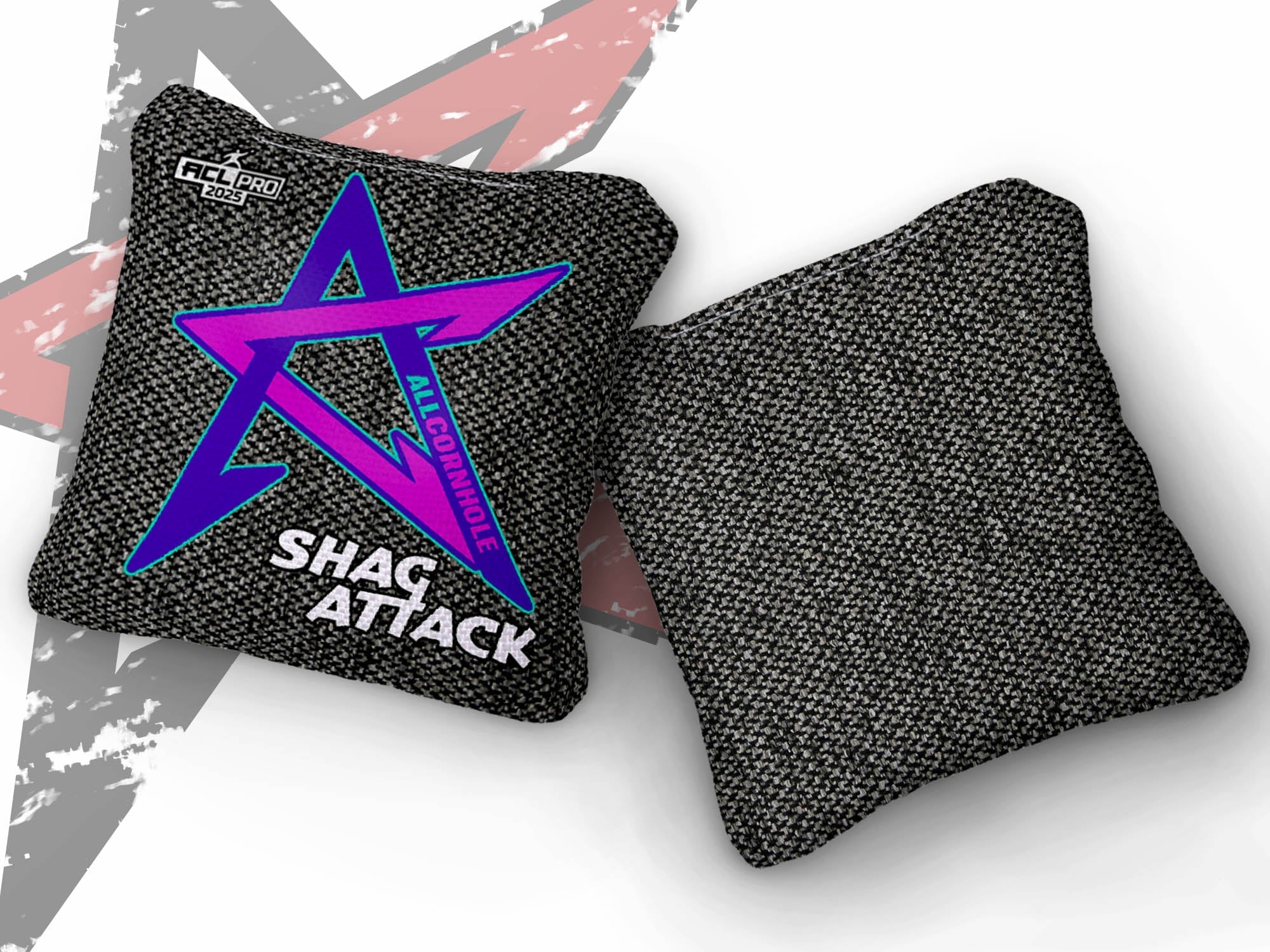 2026 Shag Attack Blackout ACL Pro Stamped Cornhole Bags