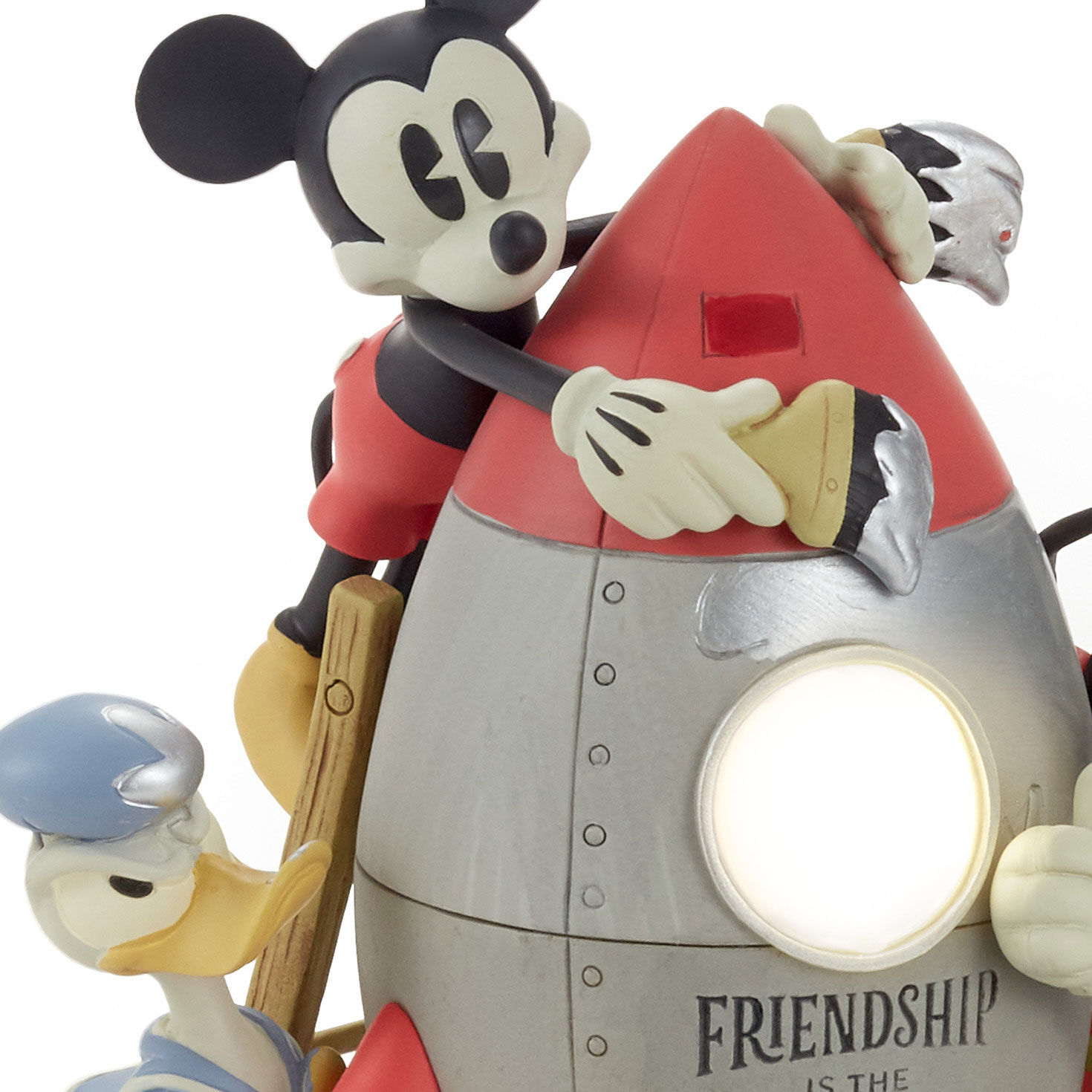 Disney Mickey Mouse and Friends Rocket Figurine With Light - All