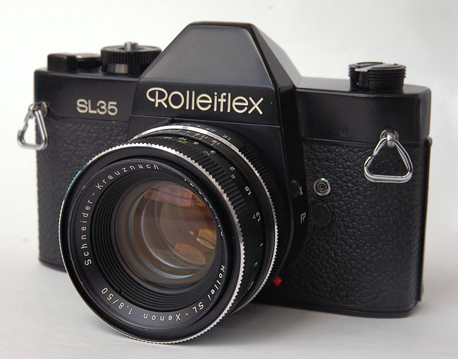 The Schneider-Kreuznach Rollei SL-Xenon 50 mm f/ 1.8 Lens. Specs