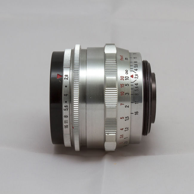 The Carl Zeiss Jena Flektogon 35 mm f/ 2.8 Silver Lens. Specs. MTF