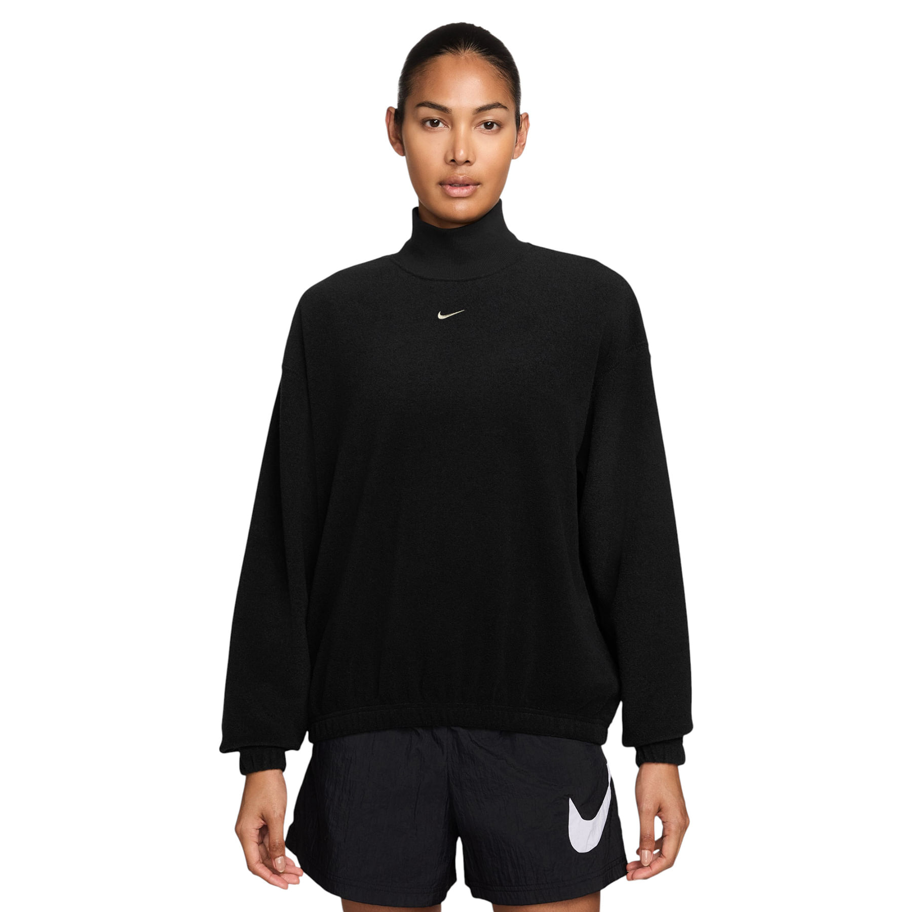 Nike Sportswear Phoenix Plush Long-Sleeve Mock-Neck Top - Women's