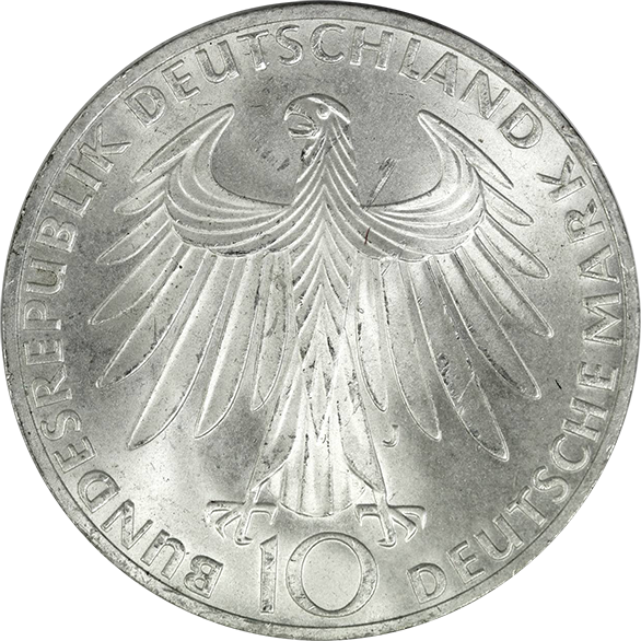 ドイツ 10マルク銀貨 ミュンヘンオリンピック1972年（10 Deutsche Mark