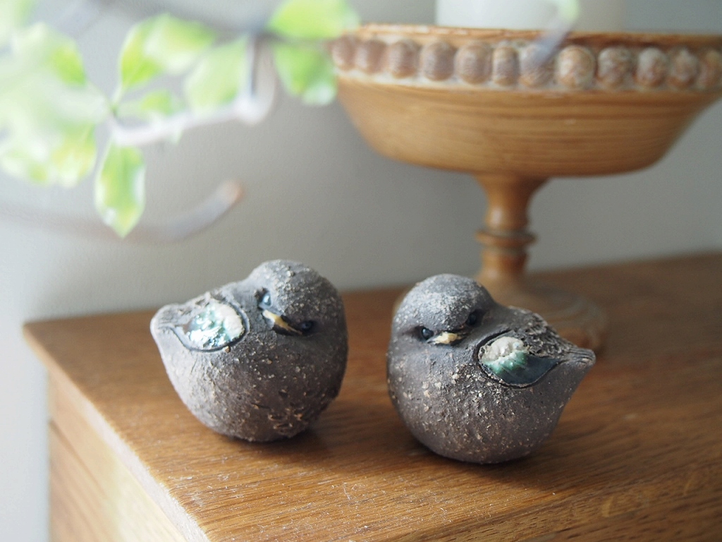 北欧ヴィンテージ Hannes Johansson 陶器の鳥の置物 - a n t e n n a