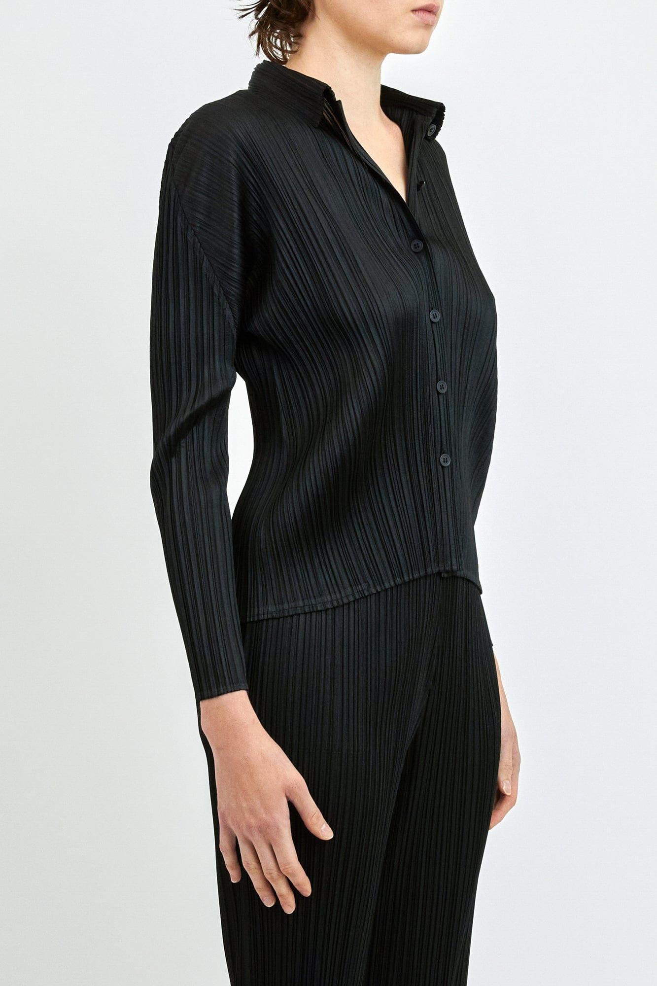 Pleats Please Issey Miyake Basics Shirts in Black – Antidote