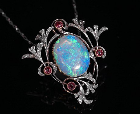 Antique Gallery Soleil アンティークジュエリー / オパール ネックレス